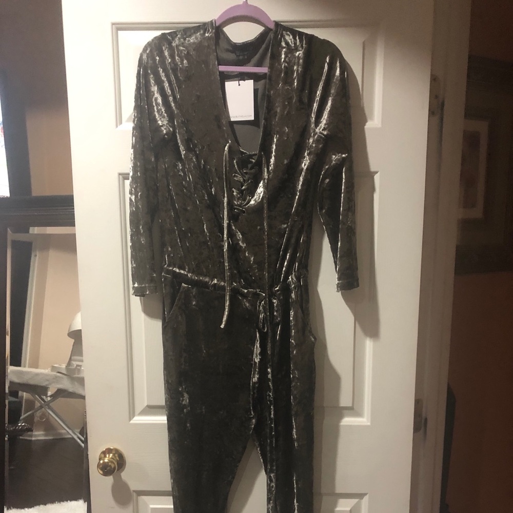 Crush Velvet Jumpsuit